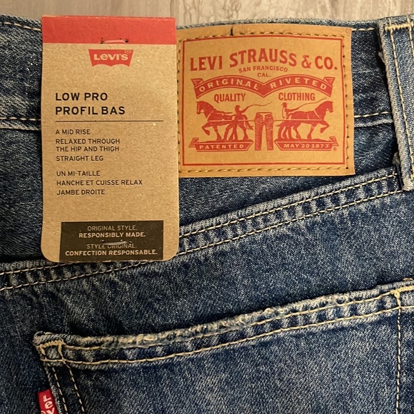LEVI’S Low Pro Straight Jeans - Picture 11 of 12